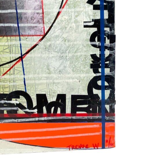 Trevor Williamson "Hollywood Faceless" Abstract Painting - Picture 7 of 16